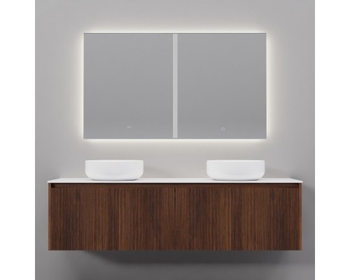 Комплект мебели Art Decco Camilla ACM15W22D3M0, 150 см, черный орех