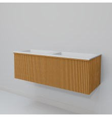 Тумба с раковиной Art Decco Andy AAN15W11D100, 150 см, белый дуб