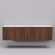 Тумба с раковиной Art Decco Camilla ACM15W22D100, 150 см, черный орех