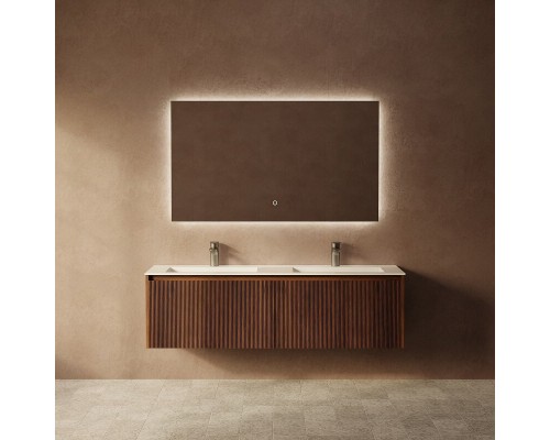 Тумба с раковиной Art Decco Camilla ACM15W22D100, 150 см, черный орех