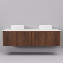 Тумба с раковиной Art Decco Camilla ACM15W22D300, 150 см, черный орех