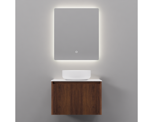 Тумба с раковиной Art Decco Camilla ACM06W22S300, 60 см, черный орех