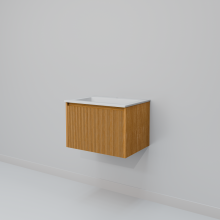 Тумба с раковиной Art Decco Elizabeth AEL06W11S200, 60 см, белый дуб