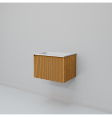 Тумба с раковиной Art Decco Elizabeth AEL06W11S200, 60 см, белый дуб
