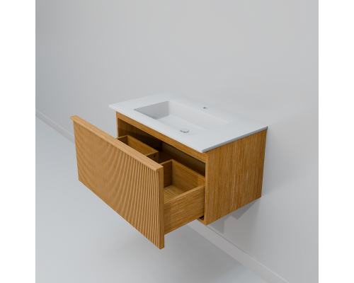 Комплект мебели Art Decco Andy AAN08W11S2M0, 80 см, белый дуб