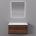 Комплект мебели Art Decco Bridget ABR08W22S1M0, 80 см, черный орех