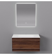 Комплект мебели Art Decco Bridget ABR08W22S1M0, 80 см, черный орех