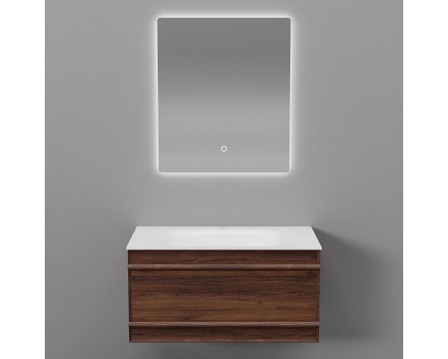 Комплект мебели Art Decco Bridget ABR08W22S1M0, 80 см, черный орех