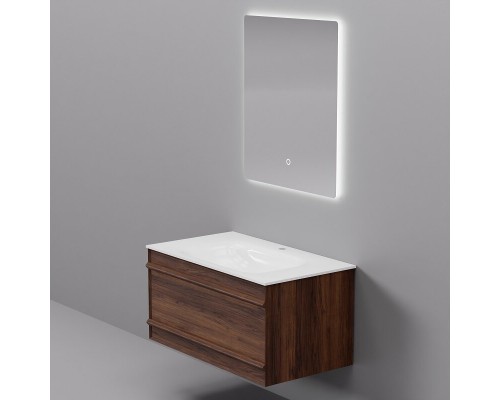 Комплект мебели Art Decco Bridget ABR08W22S1M0, 80 см, черный орех
