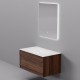 Комплект мебели Art Decco Bridget ABR08W22S1M0, 80 см, черный орех