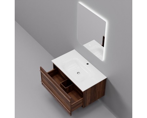 Комплект мебели Art Decco Bridget ABR08W22S1M0, 80 см, черный орех