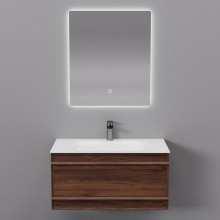 Комплект мебели Art Decco Bridget ABR08W22S1MF, 80 см, черный орех