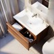 Комплект мебели Art Decco Bridget ABR08W22S1MF, 80 см, черный орех