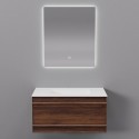 Комплект мебели Art Decco Bridget ABR08W22S2M0, 80 см, черный орех