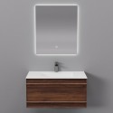 Комплект мебели Art Decco Bridget ABR08W22S2MF, 80 см, черный орех