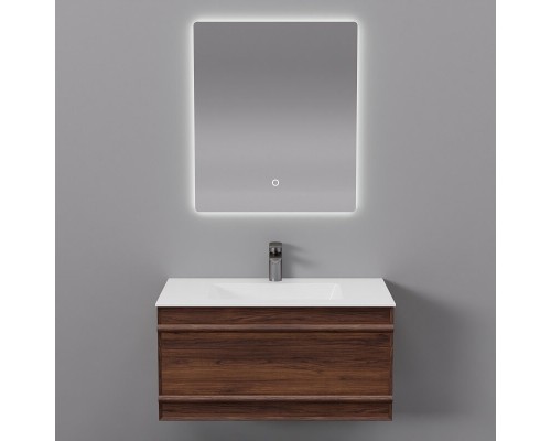 Комплект мебели Art Decco Bridget ABR08W22S2MF, 80 см, черный орех