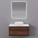 Комплект мебели Art Decco Bridget ABR08W22S3M0, 80 см, черный орех