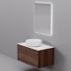 Комплект мебели Art Decco Bridget ABR08W22S3M0, 80 см, черный орех