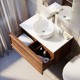 Комплект мебели Art Decco Bridget ABR08W22S3MF, 80 см, черный орех