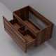 Комплект мебели Art Decco Bridget ABR08W22S3MF, 80 см, черный орех