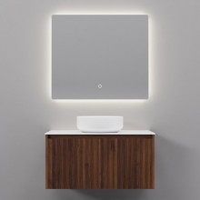 Комплект мебели Art Decco Camilla ACM08W22S3M0, 80 см, черный орех