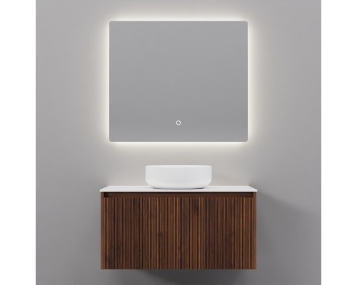 Комплект мебели Art Decco Camilla ACM08W22S3M0, 80 см, черный орех