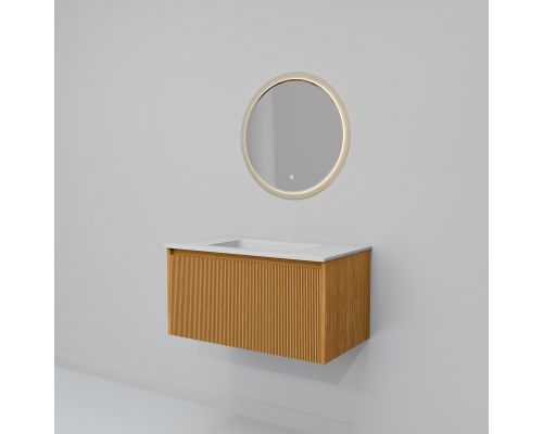 Комплект мебели Art Decco Elizabeth AEL08W11S1M0, 80 см, белый дуб