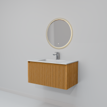 Комплект мебели Art Decco Elizabeth AEL08W11S1MF, 80 см, белый дуб