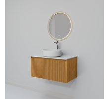 Комплект мебели Art Decco Elizabeth AEL08W11S3MF, 80 см, белый дуб