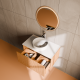 Комплект мебели Art Decco Elizabeth AEL08W11S3MF, 80 см, белый дуб