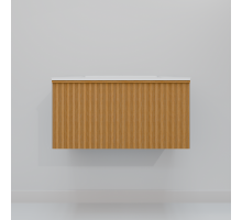 Тумба с раковиной Art Decco Andy AAN08W11S200, 80 см, белый дуб
