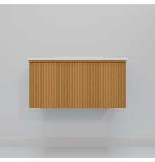 Тумба с раковиной Art Decco Andy AAN08W11S200, 80 см, белый дуб