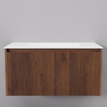Тумба с раковиной Art Decco Camilla ACM08W22S200, 80 см, черный орех