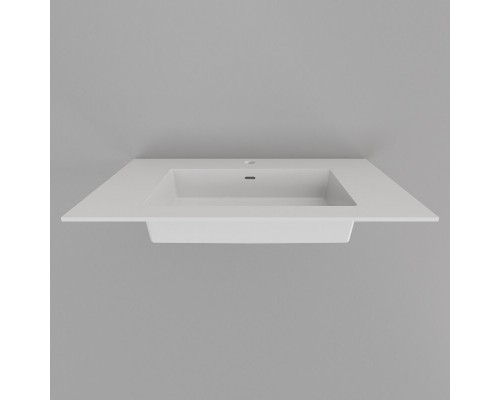 Тумба с раковиной Art Decco Elizabeth AEL08W11S100, 80 см, белый дуб