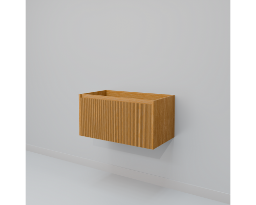 Тумба с раковиной Art Decco Elizabeth AEL08W11S100, 80 см, белый дуб