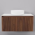 Тумба с раковиной Art Decco Camilla ACM08W22S300, 80 см, черный орех
