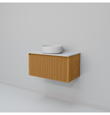 Тумба с раковиной Art Decco Elizabeth AEL08W11S300, 80 см, белый дуб