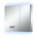 Зеркальный шкаф Art Decco Celestial Glow ACG07680MC, 70 см, сенсорный, подсветка, часы, bluetooth-динамик, антизапотевание
