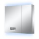 Зеркальный шкаф Art Decco Celestial Glow ACG07680MC, 70 см, сенсорный, подсветка, часы, bluetooth-динамик, антизапотевание