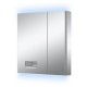 Зеркальный шкаф Art Decco Celestial Glow ACG06080MC, 60 см, сенсорный, подсветка, часы, bluetooth-динамик, антизапотевание
