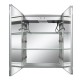 Зеркальный шкаф Art Decco Celestial Glow ACG06080MC, 60 см, сенсорный, подсветка, часы, bluetooth-динамик, антизапотевание