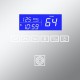 Зеркальный шкаф Art Decco Luminous Sphere ALS09090MC, 90 см, сенсорный, подсветка, часы, bluetooth-динамик, антизапотевание