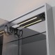 Зеркальный шкаф Art Decco Elysian Reflect AER08070MC, 80 см, сенсорный, подсветка, часы, bluetooth-динамик, антизапотевание, рама белая