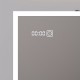 Зеркальный шкаф Art Decco Elysian Reflect AER08070MC, 80 см, сенсорный, подсветка, часы, bluetooth-динамик, антизапотевание, рама белая