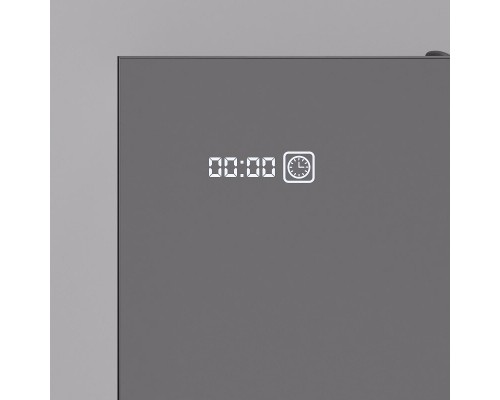Зеркальный шкаф Art Decco Winter Glamour AWG08070MC, 80 см, сенсорный, подсветка, часы, bluetooth-динамик, антизапотевание
