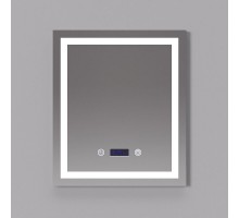 Зеркало Art Decco Crystal Harmony ACH06070M, 60 х 70 см, с подсветкой, сенсорное, антизапотевание, bluetooth-динамик, цифровые часы
