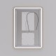 Зеркало Art Decco Serene Reflect ASR05070M, 50 x 70 см, с подсветкой, сенсорное, антизапотевание