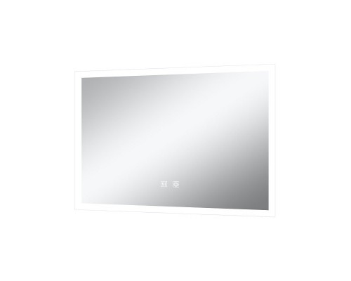 Зеркало Art Decco Aurora Luxe AAL09070M, 91 x 71 см, с подсветкой, сенсорное, антизапотевание, рама белая