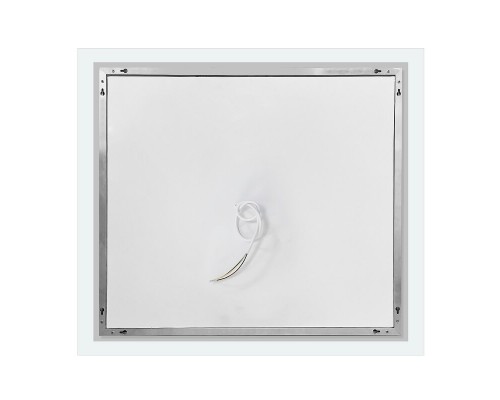 Зеркало Art Decco Aurora Luxe AAL09070M, 91 x 71 см, с подсветкой, сенсорное, антизапотевание, рама белая