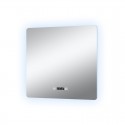 Зеркало Art Decco Baltic Bright ABB07680M, 76 х 81 см, с подсветкой, сенсорное, антизапотевание, bluetooth-динамик, цифровые часы